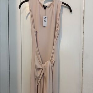 Elegant Blush Sleeveless Dress